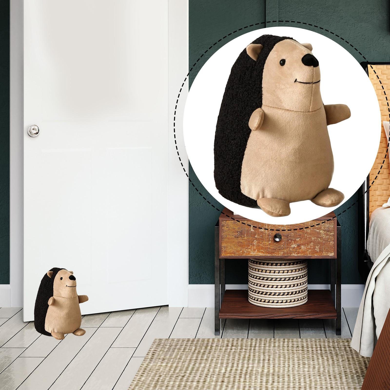 

Hedgehog Door Stopper Animal Stop, Creative, Gift Adorable Home Decoration, and Office, чёрный