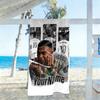 Mbappe Personalisiertes Text Strandtuch Super Weiche Mikrofaser Schnelltrocknendes Gewebe Ideal für Reise Outdoor Schwimmbad Yoga Surfen Camping Wandern Fitnessstudio Geschenk Feiertag