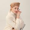Beret Autumn and Winter Wool Retro Temperament Painter Hat Versatile French Top Hat Female Stewardess Hat Adult