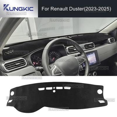 Für RENAULT DUSTER 2018      DACIA DUSTER  2024 Auto Armaturenbrett Abdeckung Premium Flanell Matte Lichtschutz Pad