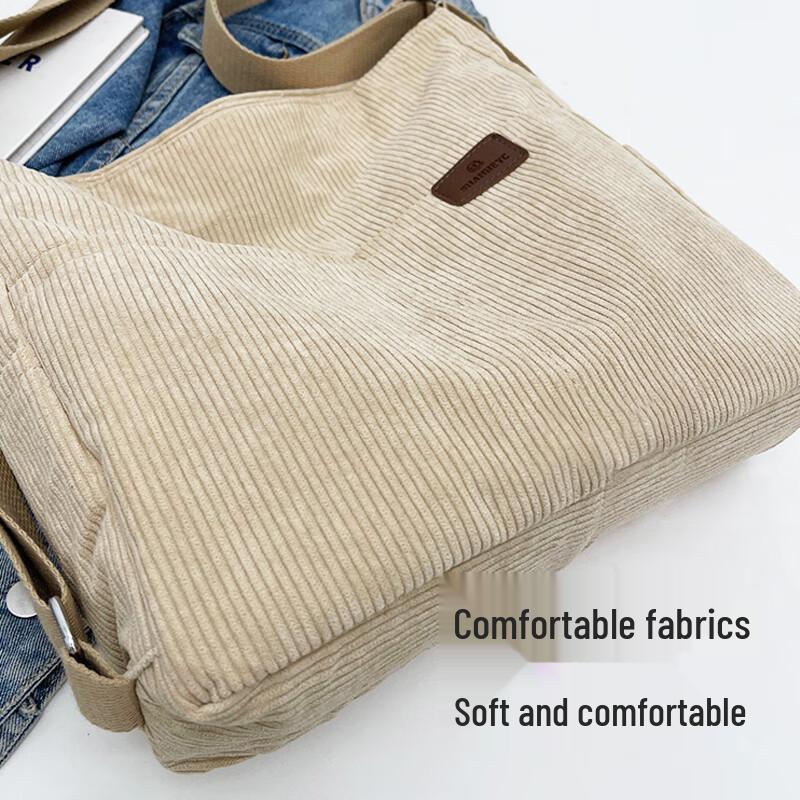 Damen 3-Wege-Wandelbarer Rucksack im Kord-Stil
