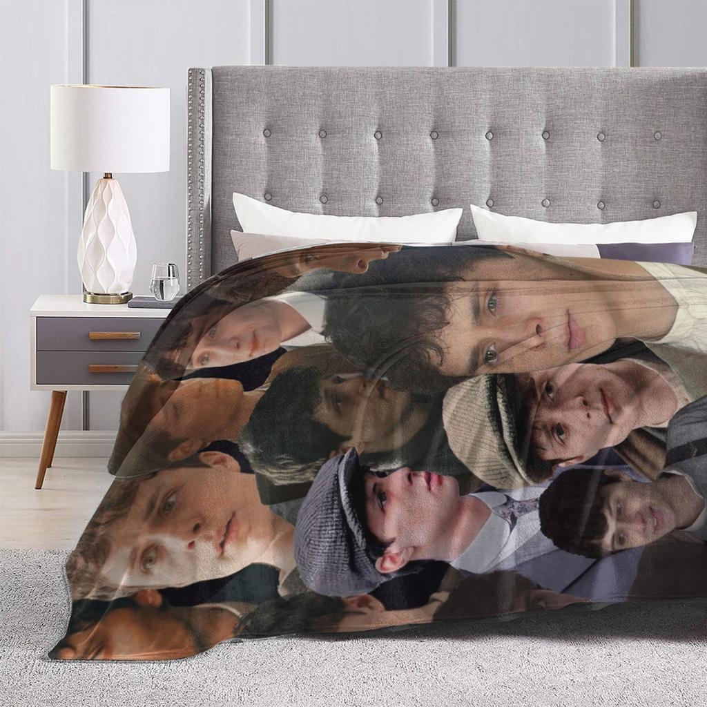 Gilbert Blythe Kolážová deka Sametová Zimní Anne s zelenýma očima Multifunkční teplé přehozy na pohovku gauč Přehozy na postel