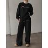 Soft & Chic Fashion Print Long-Sleeve Set for Women – Ideal for Autumn/Winter Outings, Lounging, and Active Wear