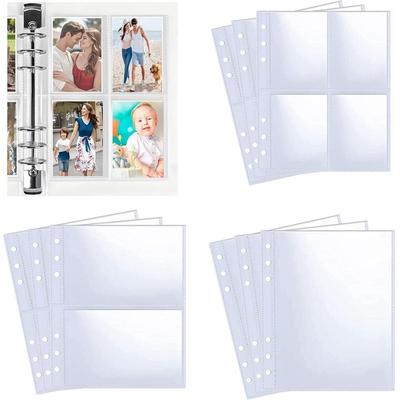 Multi-Pockets Photocard Sleeves A5 Size Photo Album Page Binder Pages Photocard Binder