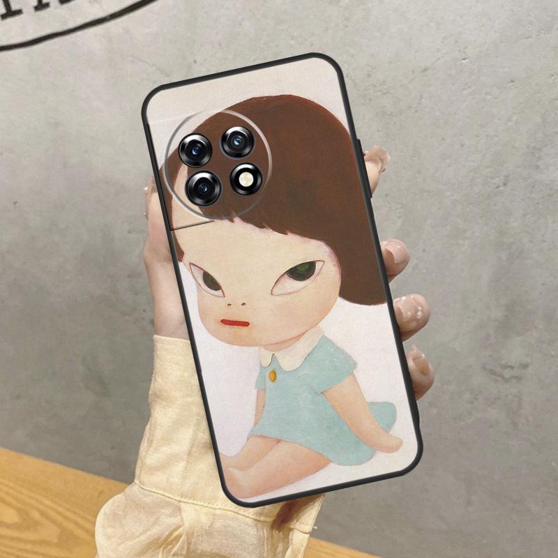 Yoshitomo Nara Case For OnePlus Nord 5 CE 2 3 4 Lite N20 N30 OnePlus 15 13 12 11 13T 10T 12R 13R 15R Cover