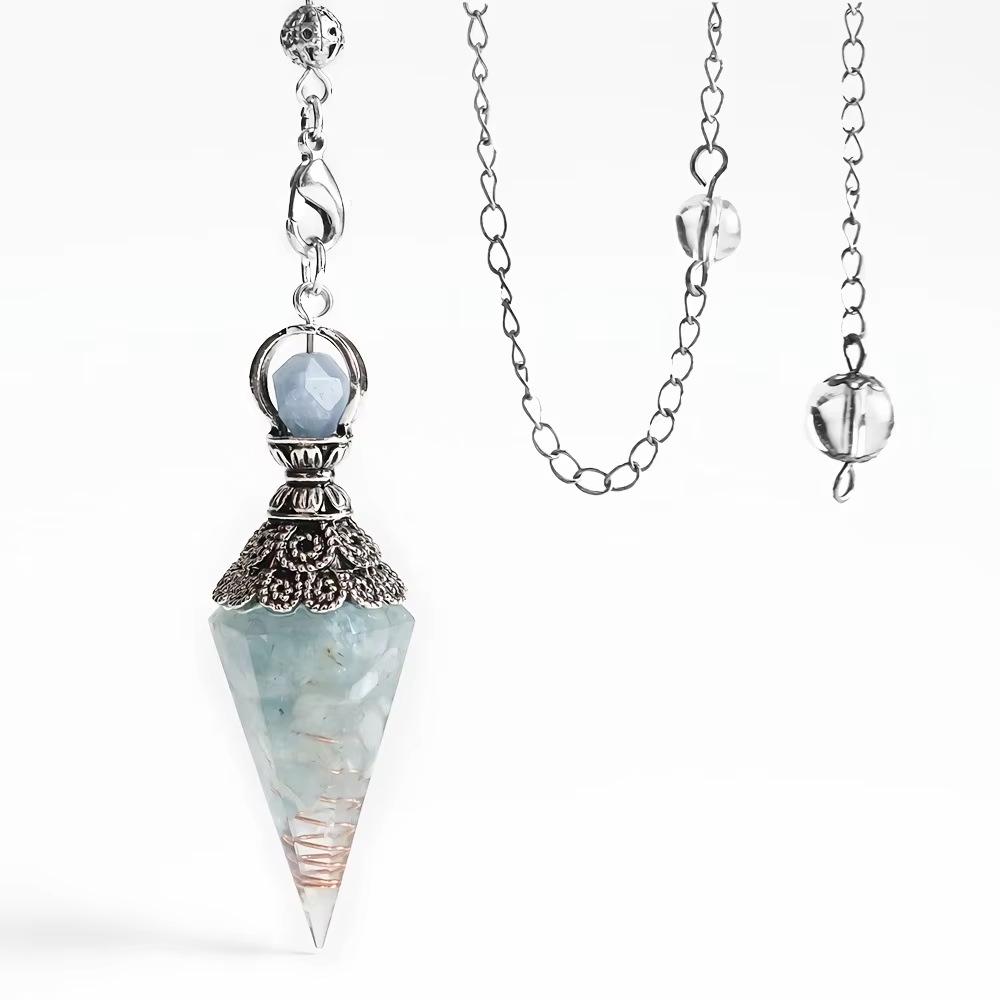 Unisex Starry Sky Obsidian Pendant Necklace - Trendy Couple Gift