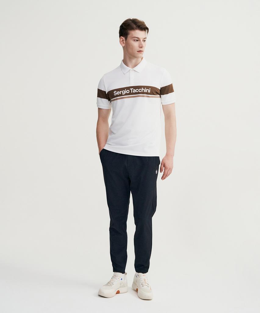 SERGIO TACCHINI M Goat Damarindo Short Sleeve Polo Shirt