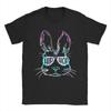 Dabbing Bunny Easter Day Rabbit Happy Easter T Shirt Womens Unisexs Casual TShirt Round Neck Tee Short Sleeve Clothing Versatile