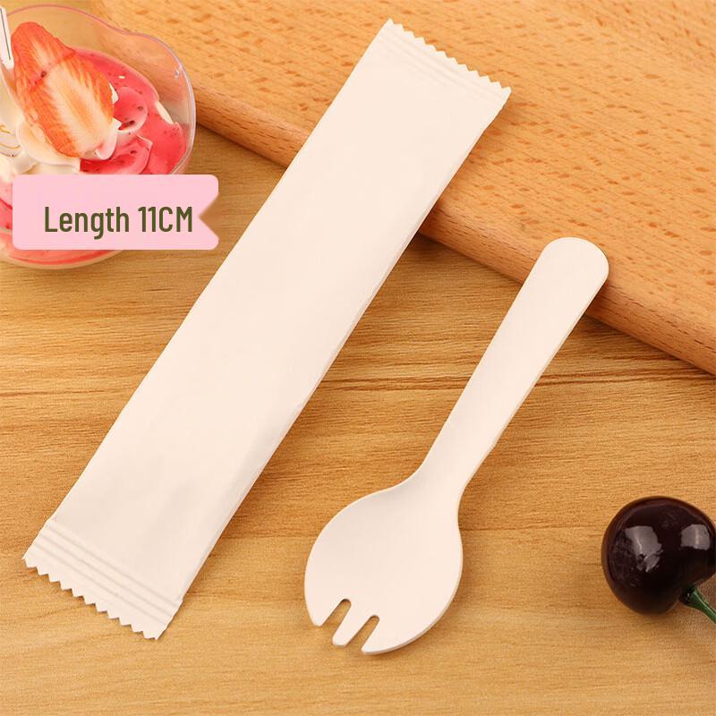 Individually Wrapped Disposable Plastic Spoons