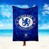 1pc Chelsea FC Blanket, Cozy Valentine's Day Blanket, Multi-functional Nap Blanket Available Throughout the Four Seasons