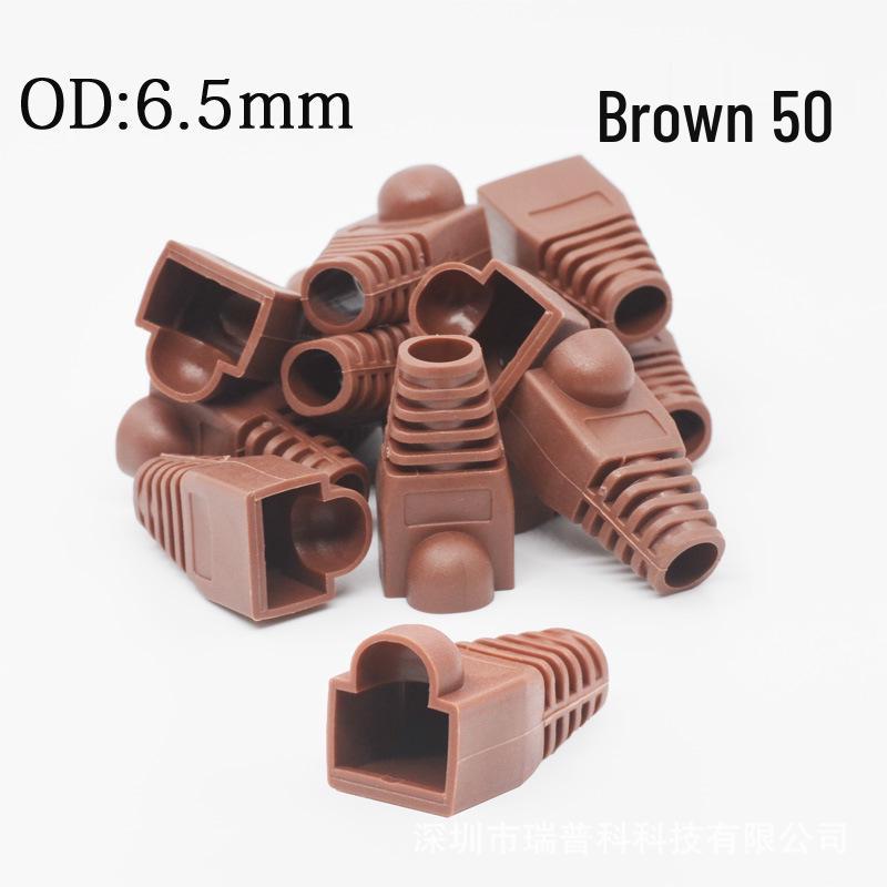 

RJ45 Crystal Head Protective Sleeve (OD6.0-7.0) for Cat5, Cat6, Cat7 Cables - Mixed Colors