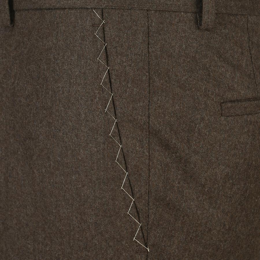 FAHRENHEIT Grandcru Zignone Cashmere Flannel Suit Pants (Fjpax2042) (A Type)
