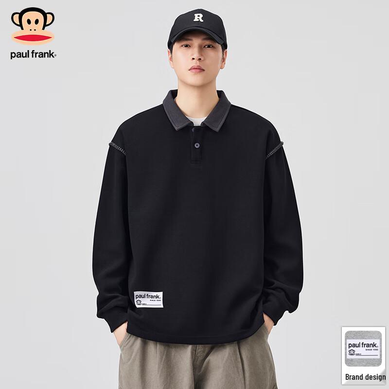 

Paul Frank Men s Pullover Polo Sweatshirt 2XL