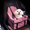 Dog Car Seat Cover Foldable Hammock Pet Harness Cat Bag Basket Stable and Foldable Travel Pet Dog and Cat Safety Car Seat