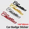 For Logo Escalade CT5 CT6 XT5 XT6 DTS SLS XLR ATS SRX Tiburon Car Side Fender Rear Letter Sticker Styling Accessories