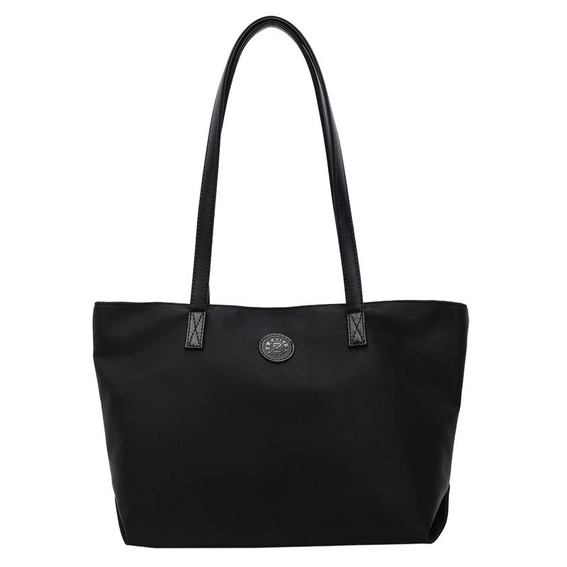 

Women s Large Capacity Oxford Cloth Tote Bag - Stylish, Versatile, and Perfect for Commuting Small чёрный