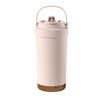 Ceramic Tumbler with Straw, Water Bottle with Lid, Large Capacity, Portable, Coffee, Vacuum Insulated, Ceramic Coating, Spill-Proof, Keeps Cold, Size: