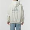 Adidas Solid Color Hoodie Men Tops Beige IX1962