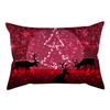 New Christmas Waist Pillow Case Long Pillow Pillow Golden Snowflake Home Cushion Cover