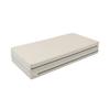 Gymnastic Mat Gamma 100x100x8 Two-piece with Pole Cutouts - Beige