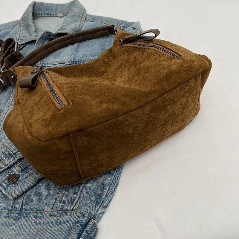 2024 Winter Fashion Μονόχρωμη γυναικεία τσάντα ώμου με σχέδιο φερμουάρ Τσάντα tote Γυναικεία τσάντα PU Δερμάτινη τσάντα χιαστί