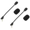 2 ST Mikrofonersättning för Kingston HyperX Cloud Alpha Trådlöst Gamingheadset Brusreducerande 3,5 mm Löstagbar Mikrofonbom