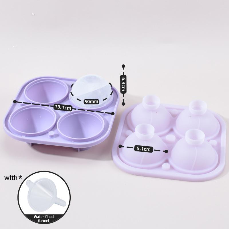 New Ice Hockey Ice Cube Mold Ice Tray Whiskey Ice Tray Food Grade Silicone Ice Maker Modeling Ice Maker Kitchen Tool