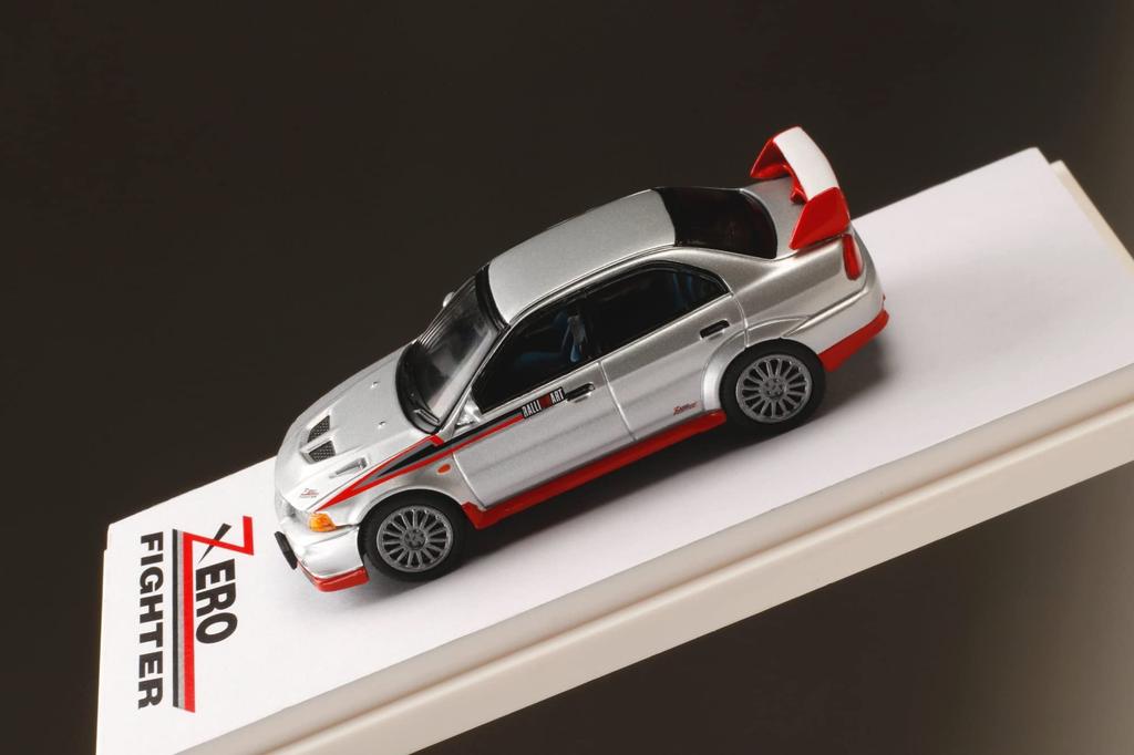 Hobby JAPAN Mitsubishi Lancer GSR EVOLUTION 6 Zero Fighter Coloring Silver Finished Model HJ641033DS 1/64 (CP9A)
