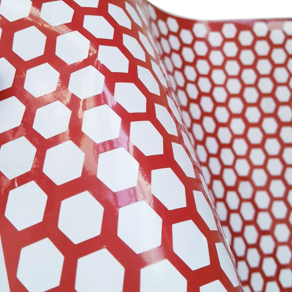 2Pc Car Taillight Honeycomb Sticker PVC Decals Sticker Rear Light Decoration Carbon Fiber Self Adhesive Car Exterior Accessories