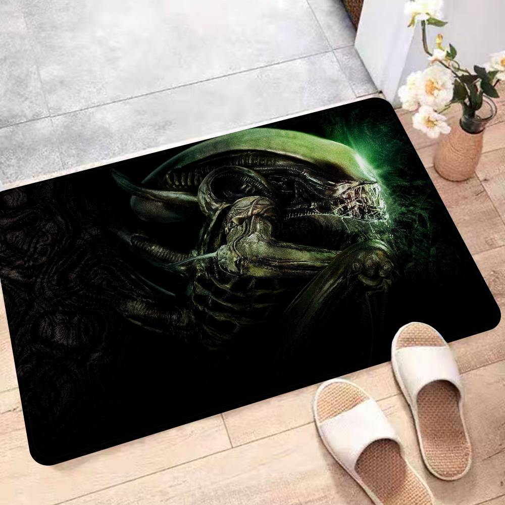 Klassische Sci-Fi Alien Fußmatte Retro Multiple Choice Wohnzimmer Küche Teppich Rutschfest Moderne Heimdekoration