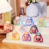 9Pcs Baby Three Flocked Cartoon Gentleman Mini Bean Dolls Cute 4Cm Desktop Ornaments Bag Accessories For Kids  Toys