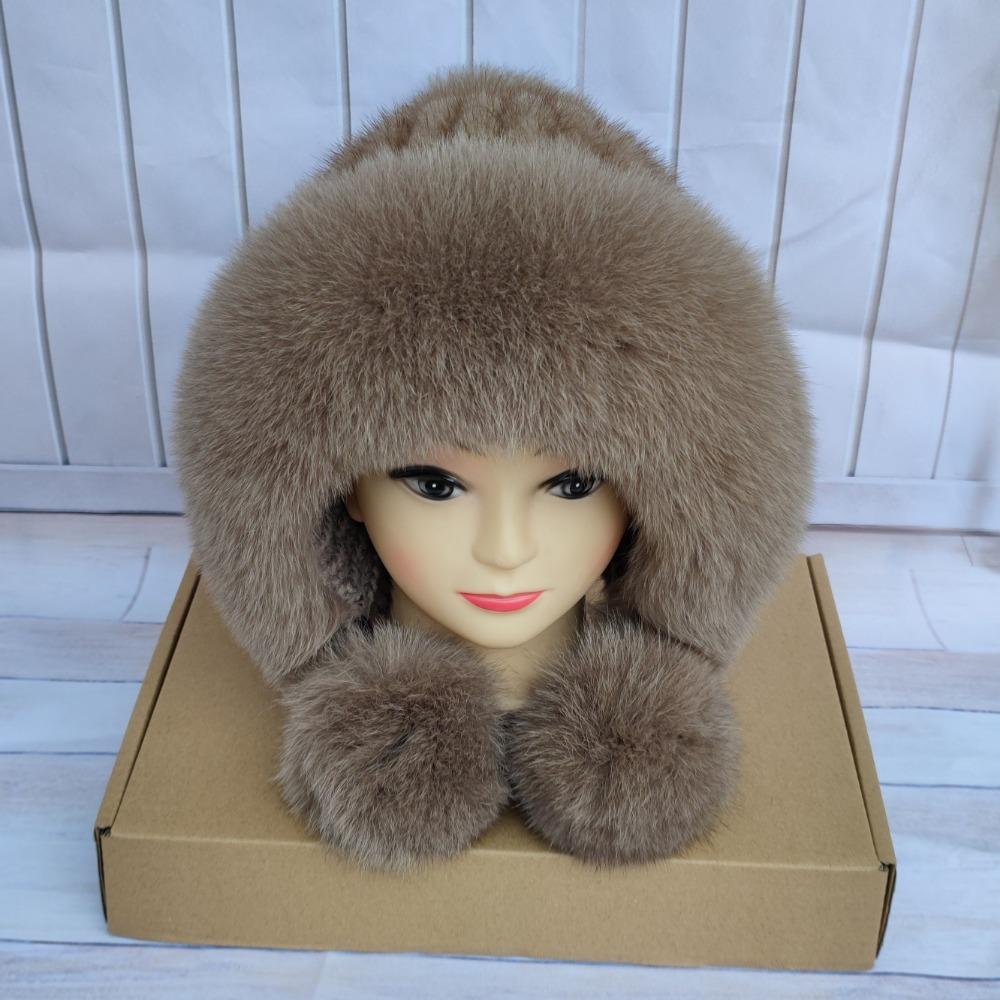 High-end Women's Hats New Warm Thickened Caps