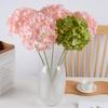 Realistisch wirkende künstliche Hortensie, 68,5 cm (27 Zoll), große Kunsthortensie aus Seide mit langem Stiel, ideal für Vase, Hochzeit, Party, Tischdekoration oder als Tischdekoration für Zuhause.