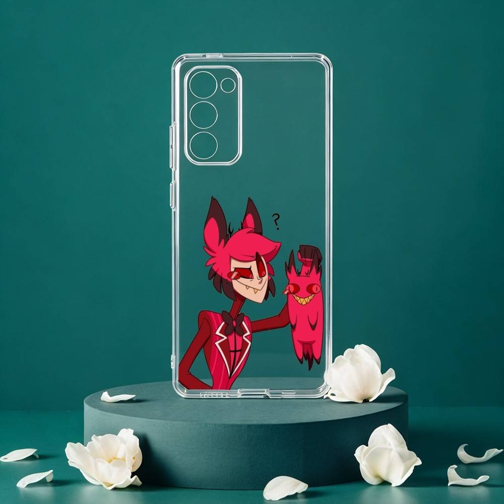 

H-Hazbin-IN H-Hotel-EL Phone Case For Samsung Galaxy S24 S25 S23 S22 S21 Plus S24 S25 Transparent Cover Case Samsung S25