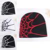European Style Elegant Hip Hop Spider Web Knit Hat Winter Warmer Ear Protection Outdoor Wool Cap