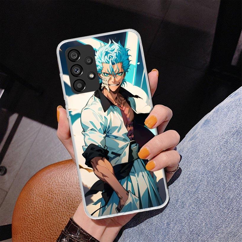 Grimmjow 6 Bleach Phone Case For Samsung Galaxy A52 A32 A22 A12 A51 A31 A50S A30S A20S A10S Note 20 Ultra 10 Plus S10 A72 A71 Ga