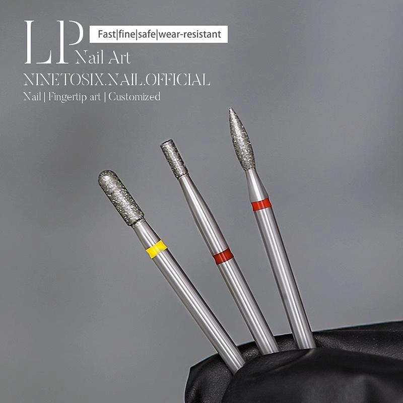 Diamond Nail Drill Bit Mill Cutter All For Manicure Machine Bit Tools Accessories Cuticle Clean For Removing Nail Gel