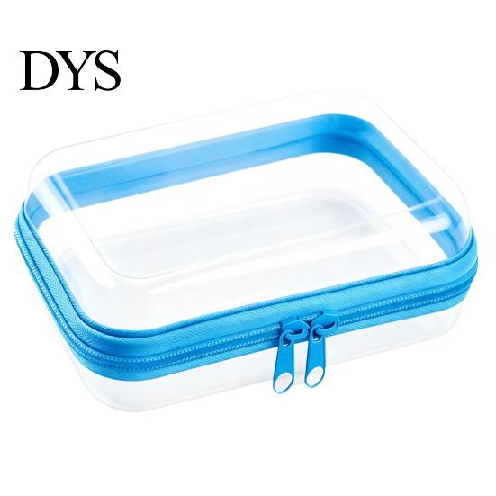 Earphone Cable Carrying Case Clear Zipper Storage Bag, Durable Hard Shell Portable Case, Pill Box for Travel Dustproof Container, Headphones Pills And