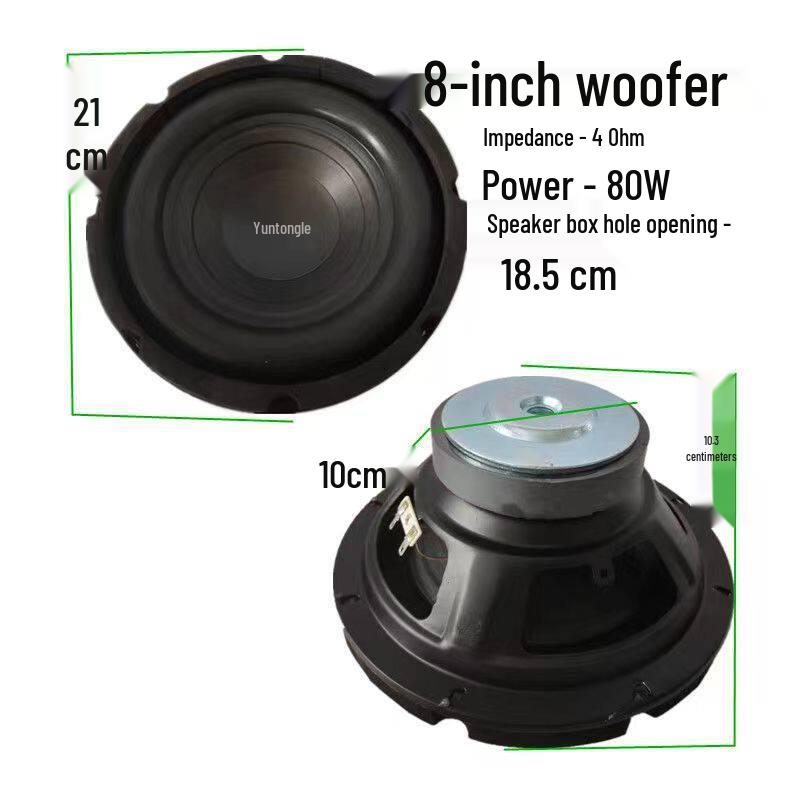 4'', 5'', 6.5'', 8'', 10'', 12'' Super Bass Subwoofer for Car & Home Audio