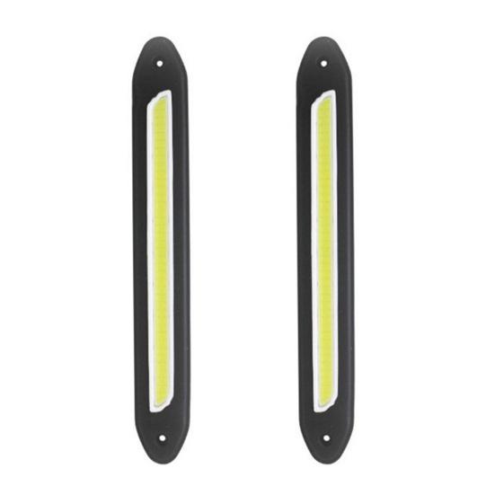 

Универсальные светодиодные ДХО Ультратонкие силиконовые COB D