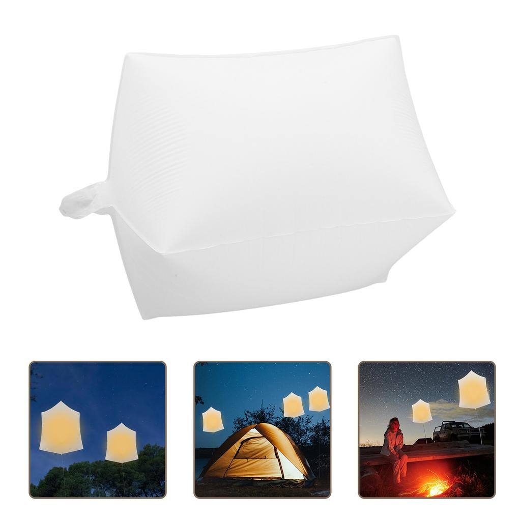 5 st uppblåsbara dekorativa önskelampor ballonger Långvariga flytande dekorativa lampor Uppblåsbara himmelslyktor Ballongfestdekoration