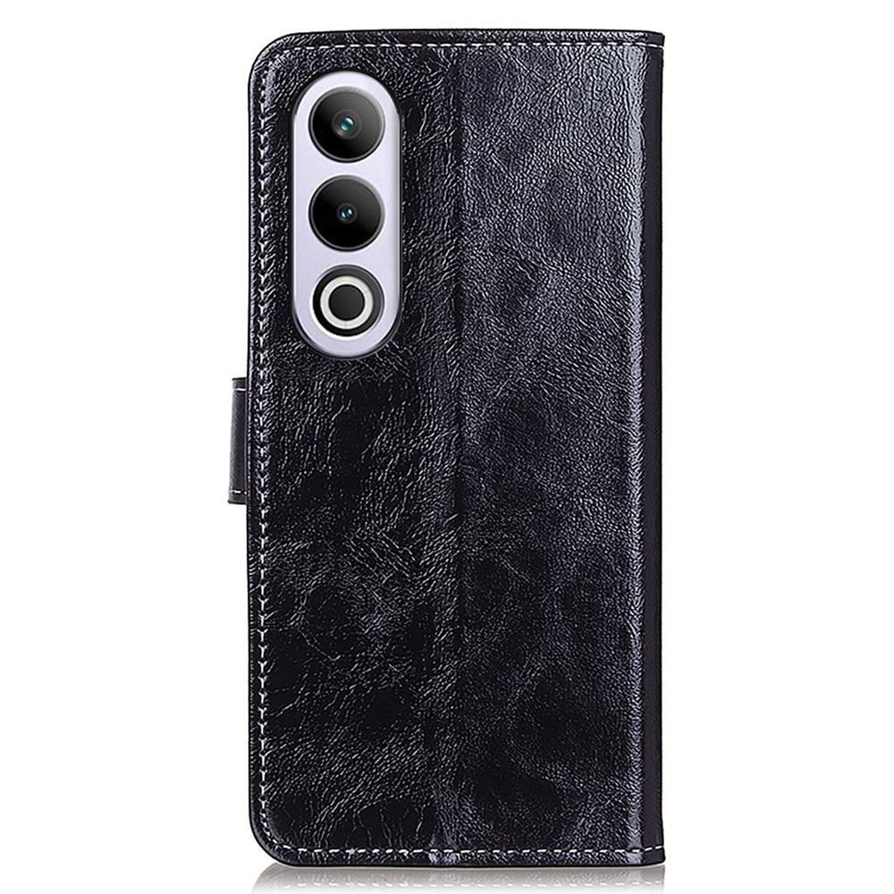 For OnePlus Nord CE4 5G/Oppo K12 Case Retro Style Shockproof PU Flip Phone Cover