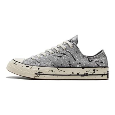 Chuck 70 Low Archive Paint Splatter Unisex Sneakers Grey Ash-Stone Black A01172C
