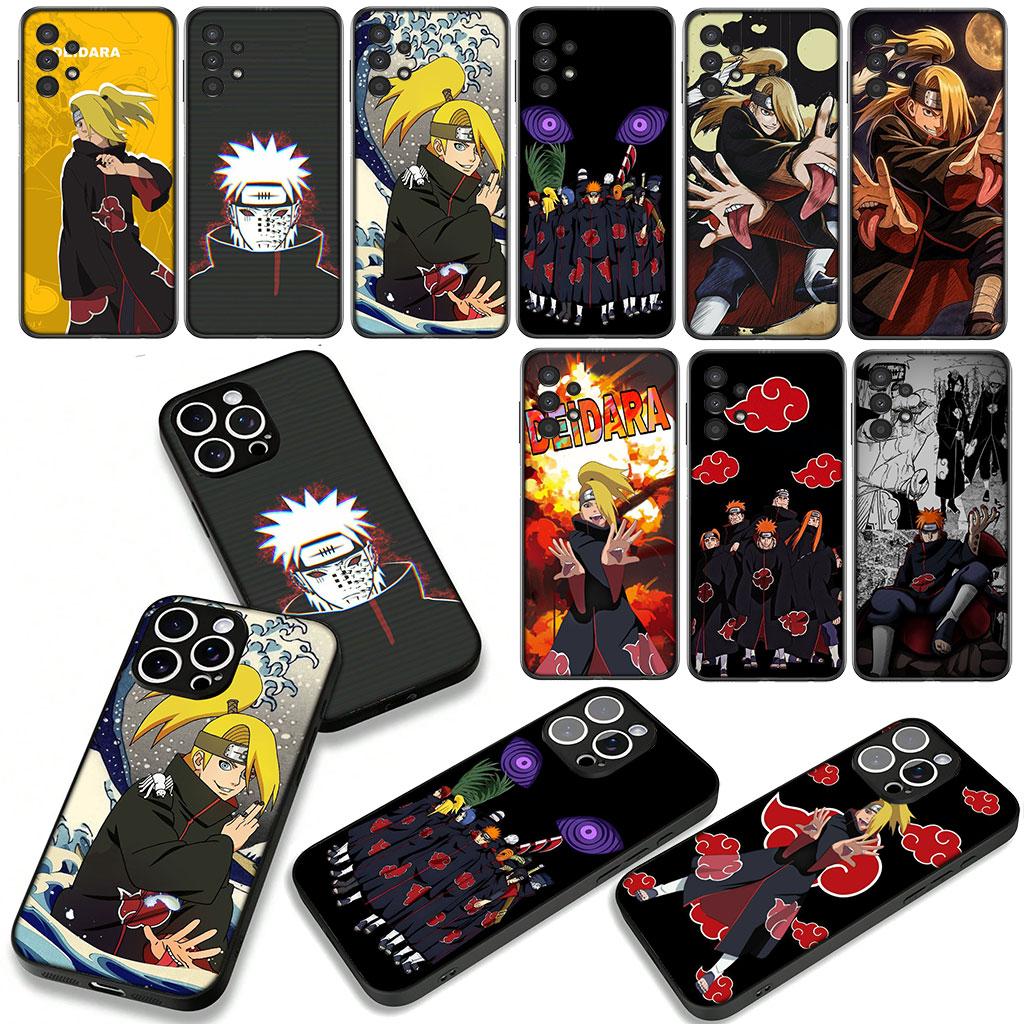 for Samsung Galaxy A36 A17 A26 A07 A35 A54 A53 A13 A33 A34 S8 S9 S20 S21 FE S10 Plus Case Deidara Narutos Itachi Pain Akatsuki