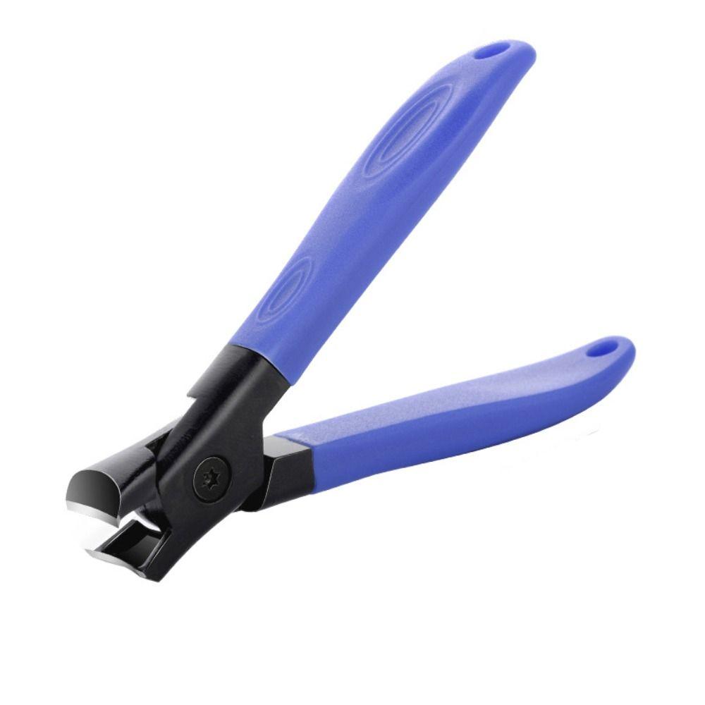 

Diagonal Pliers Nail Clippers Anti-splash Toenail Cutter New Nail Scissors Household blue-Flat