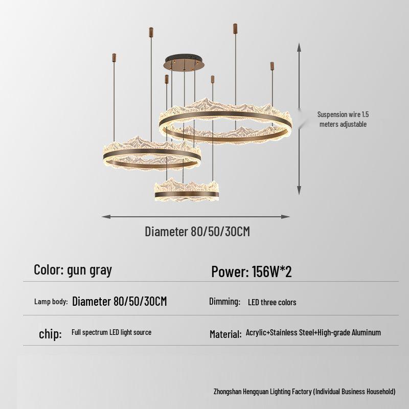 Italian Modern Luxury Chandelier for Living Room or Dining Hall