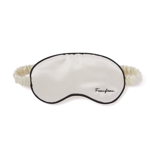 Francfranc Silk Eye Mask, Ivory