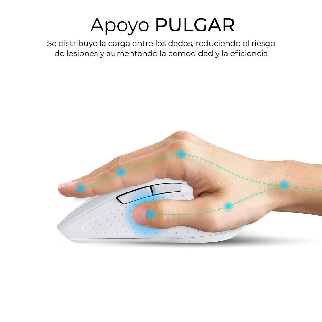 Keyboard and Mouse Subblim SUBKBC-DCOPW1 White Spanish Spanish Qwerty QWERTY