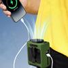 Portable Waist Fan with Power Bank Cool Waist Fan Brushless Motor Belt Personal Cooling Fan for Sports Cooking Outdoor Work