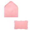 Mini Colorful Envelope and Wave Card Set: Pink, Blue, Green Cards
